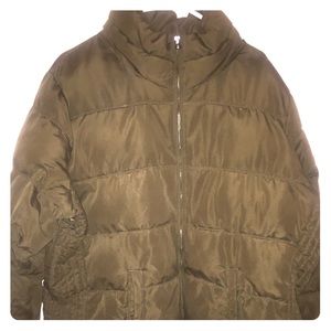 Olive Puffer Jacket